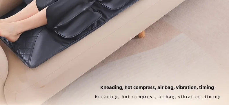Advanced Heated Full Body Massage Mat | Heated Airbag, Vibration & Swing Motion with Lumbar & Neck Traction (Remote Operated)