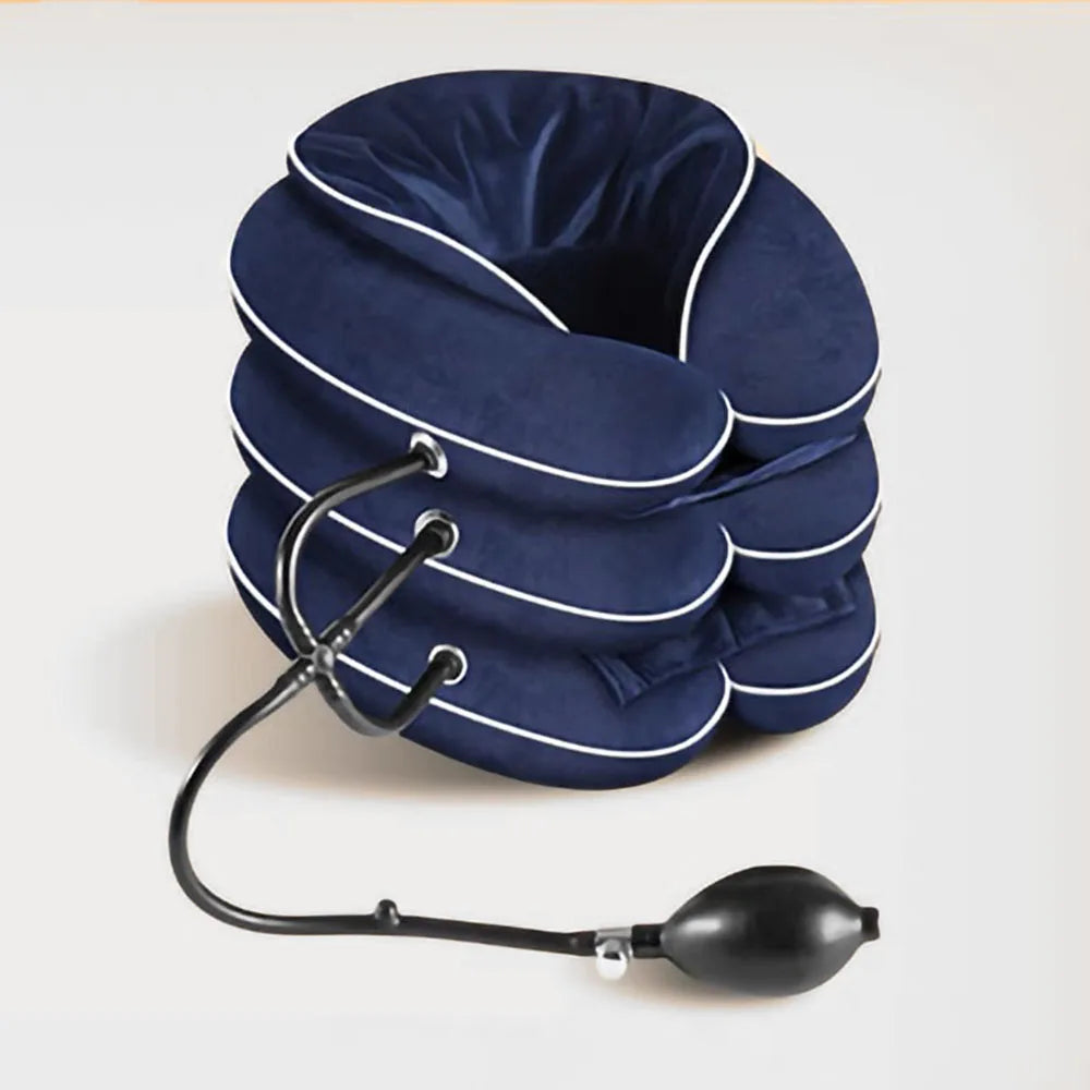 Inflatable Cervical Neck Traction Device | Relief for Chronic Neck & Shoulder Pain, Spinal Alignment