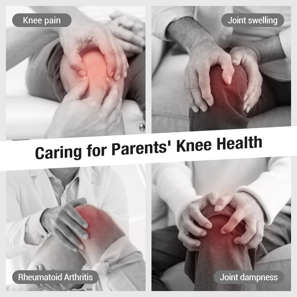 Smart Knee Massage Hot Compress Knee Relax Massager Knee Cap Treasure Laser Infrared Elbow Shoulder Massager Relive Joint Pain