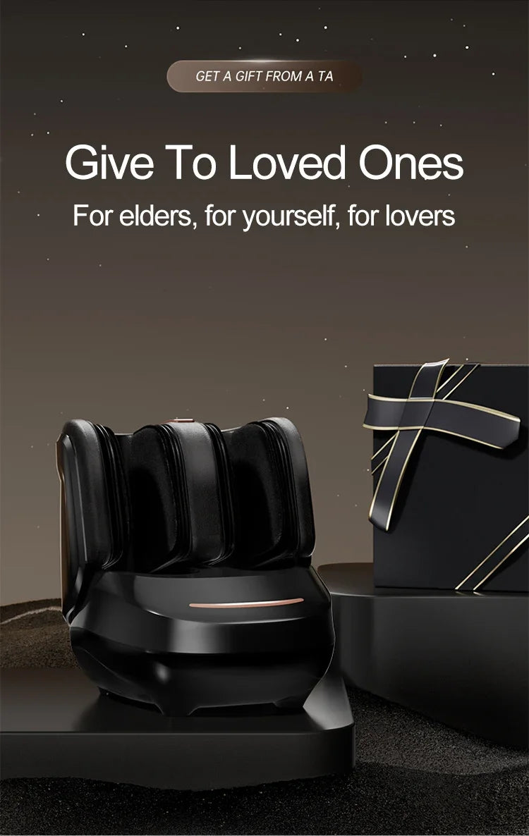 Premium Spa-Quality Electric Foot & Leg Massager with Air Compression, Heat & Vibration | Deep Kneading & Full Wrap Relief
