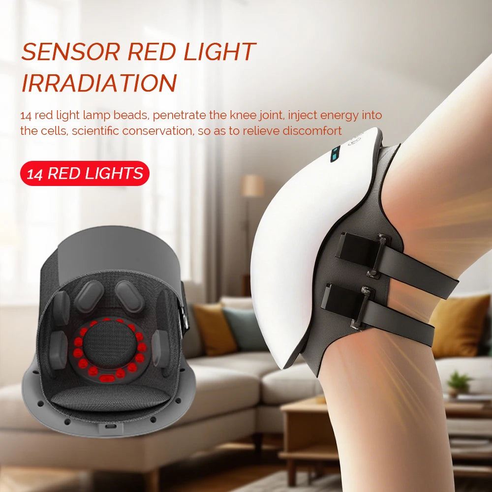 Electric Knee Massager Built-in Silicone Massage Head Air Pressure Kneading Knee Massage Machine Elbow Shoulder Knee masajeador