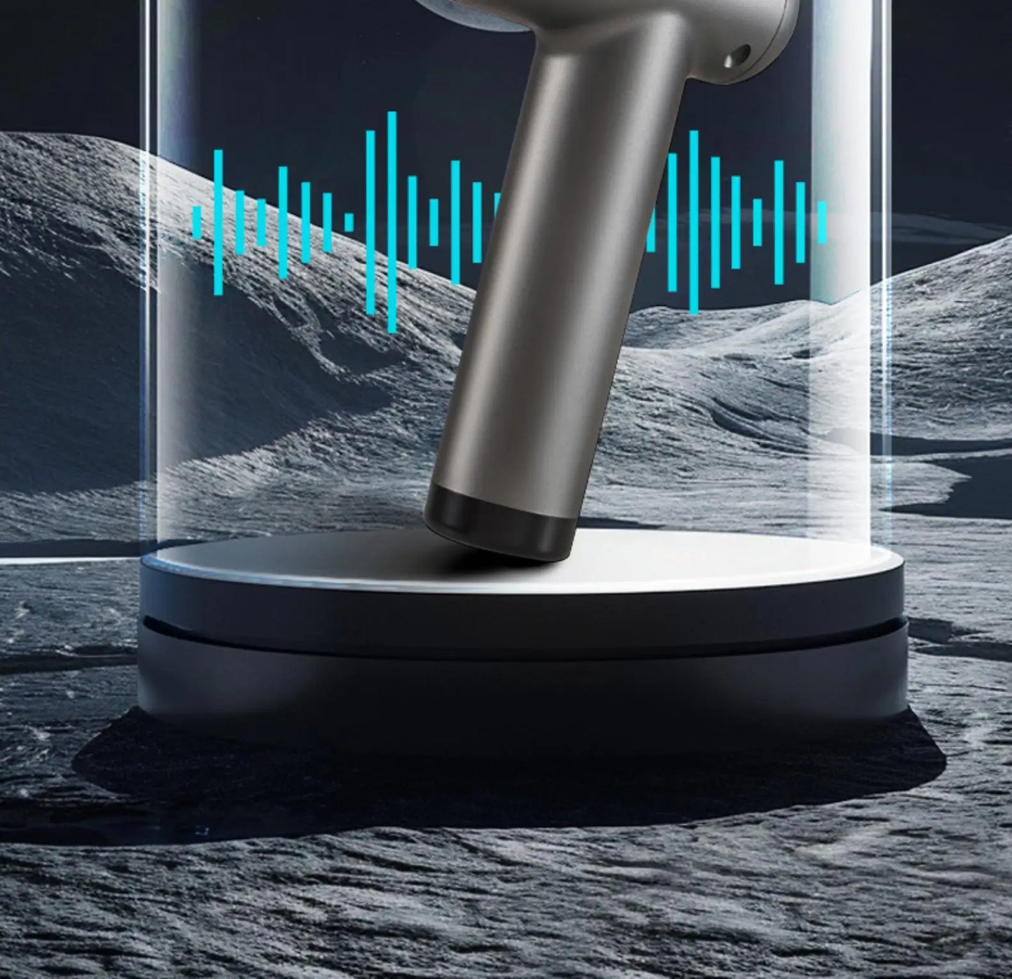 Lenovo Deep Tissue Smart Percussion Massage Gun | Muscle Soreness Relief & Fitness Recovery (LED Touch, 8 Heads)