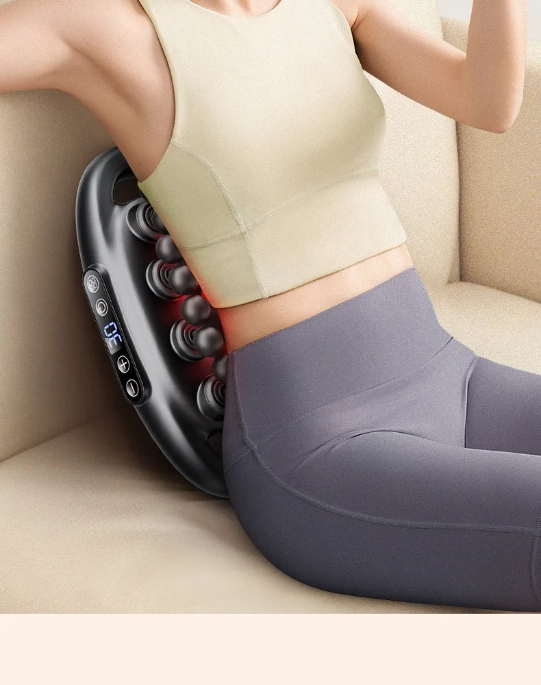 Professional High-Quality 32-Head Deep Tissue Massage Gun | Wireless High-Frequency Vibration with Red Light Therapy for Deep Muscle Relief | Red Light for Full Body Relaxation