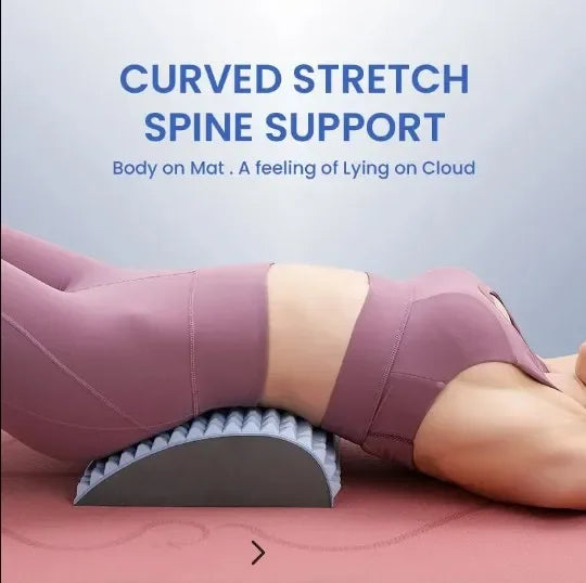Anti-skid Orthopedic Lumbar Support, Belt Disc Herniation,Back Stretcher Pillow for Back Pain Relief,Sciatica Pain Relief