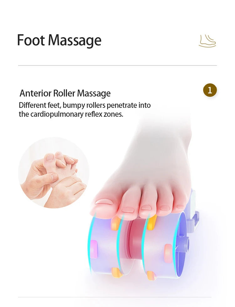 Advanced Foot Massager with Multi-Mode Therapy | Heated Kneading, Vibration & Acupressure for Relieves Leg & Foot Soreness