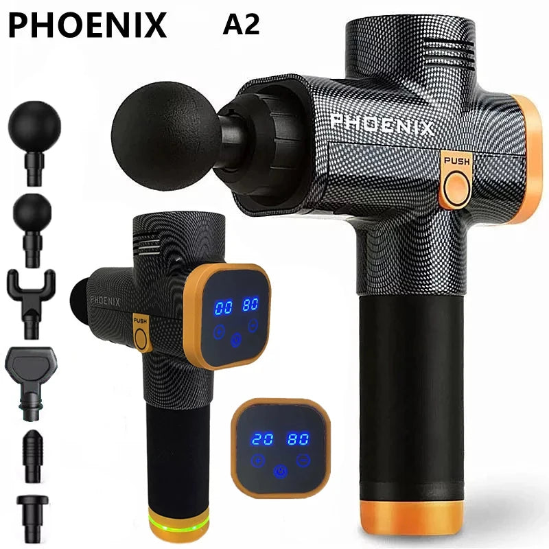 Phoenix A2 Deep Tissue Massage Gun | Portable Percussion Massager for Muscle Relaxation & Fascia Release