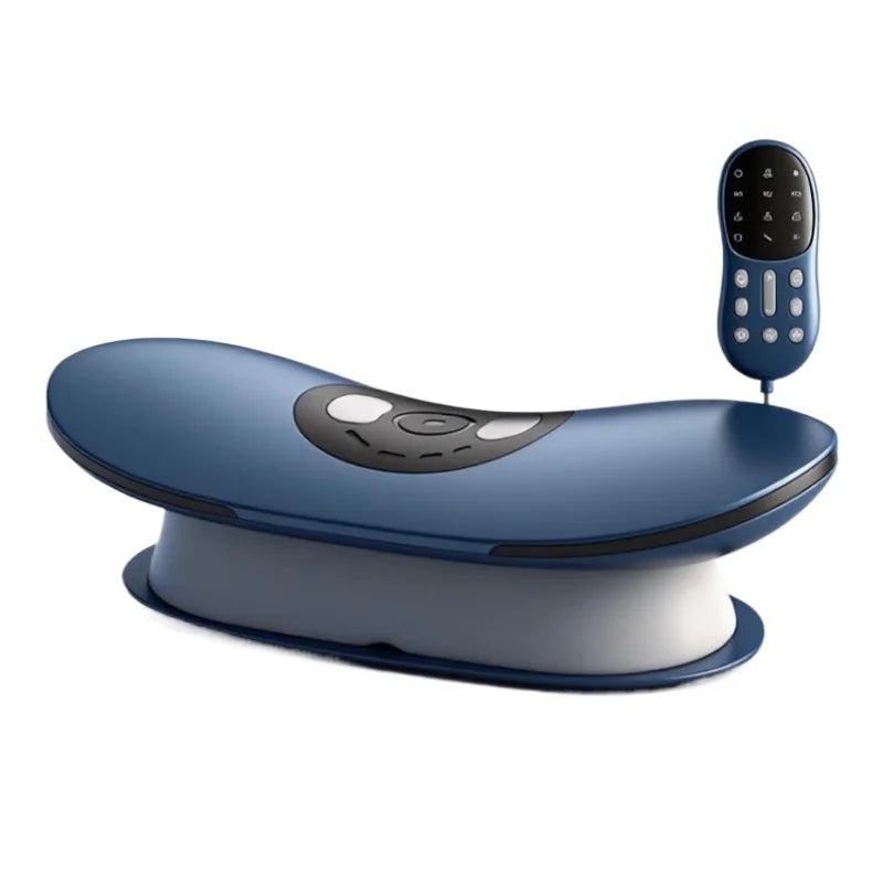 Premium Waist Massager with Heat & Dynamic Stretching | Low-Frequency Vibration & Multi-Axis Motion for Spinal Support | Airbag Traction for Core Relief