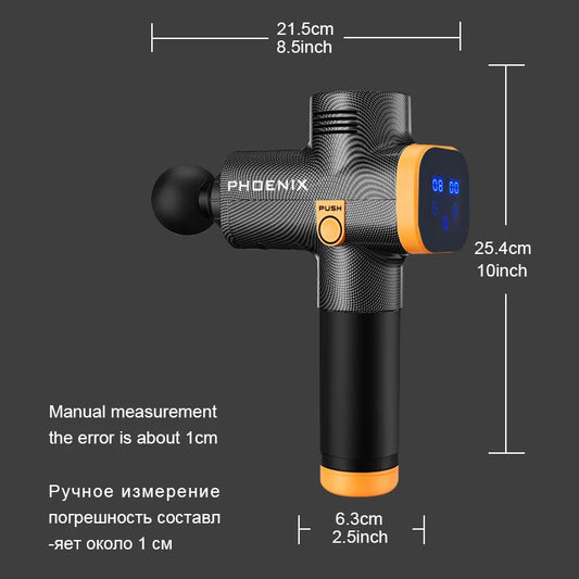 Phoenix A2 Deep Tissue Massage Gun | Portable Percussion Massager for Muscle Relaxation & Fascia Release