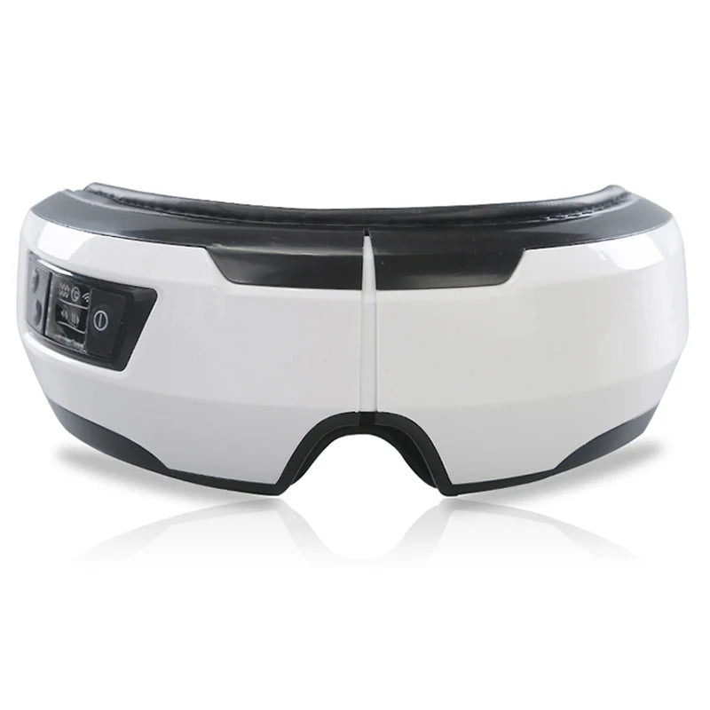 Premium 4D Electric Smart Eye Massager | Air Pressure, Vibration, Heat & Bluetooth Music for Tired Eyes & Dark Circles
