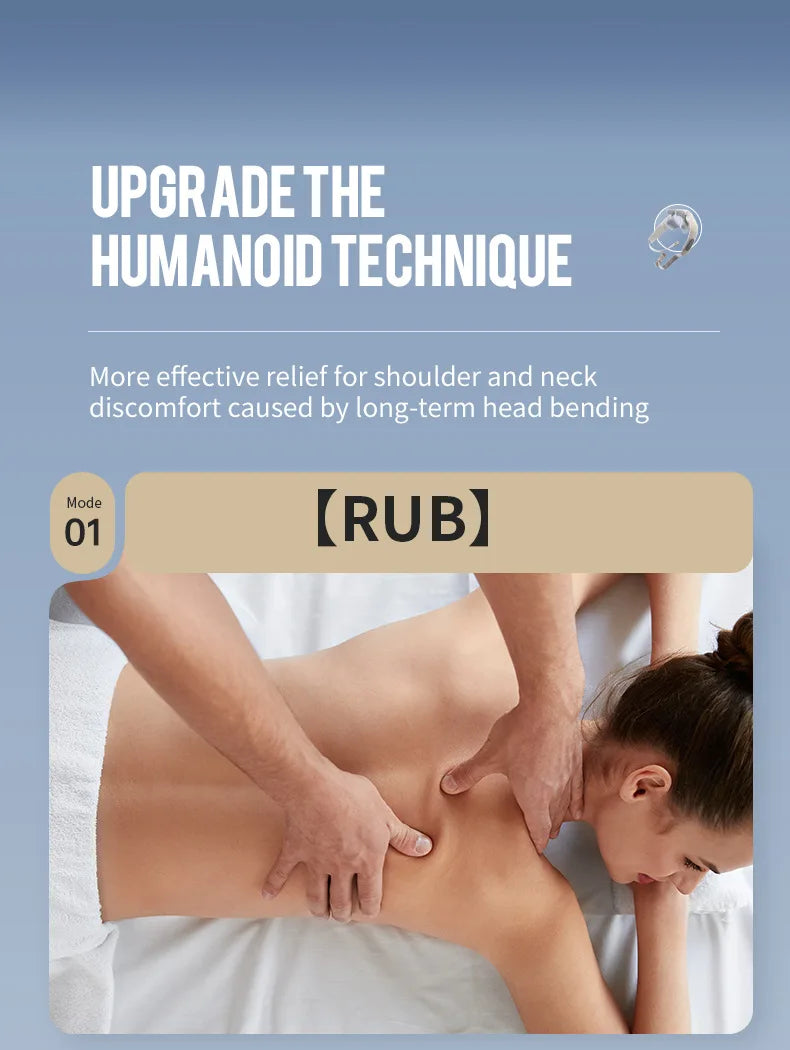 Targeted Relief 26W Brushless Motor Wireless Neck & Shoulder Kneading Massager | Portable Back Massage Shawl