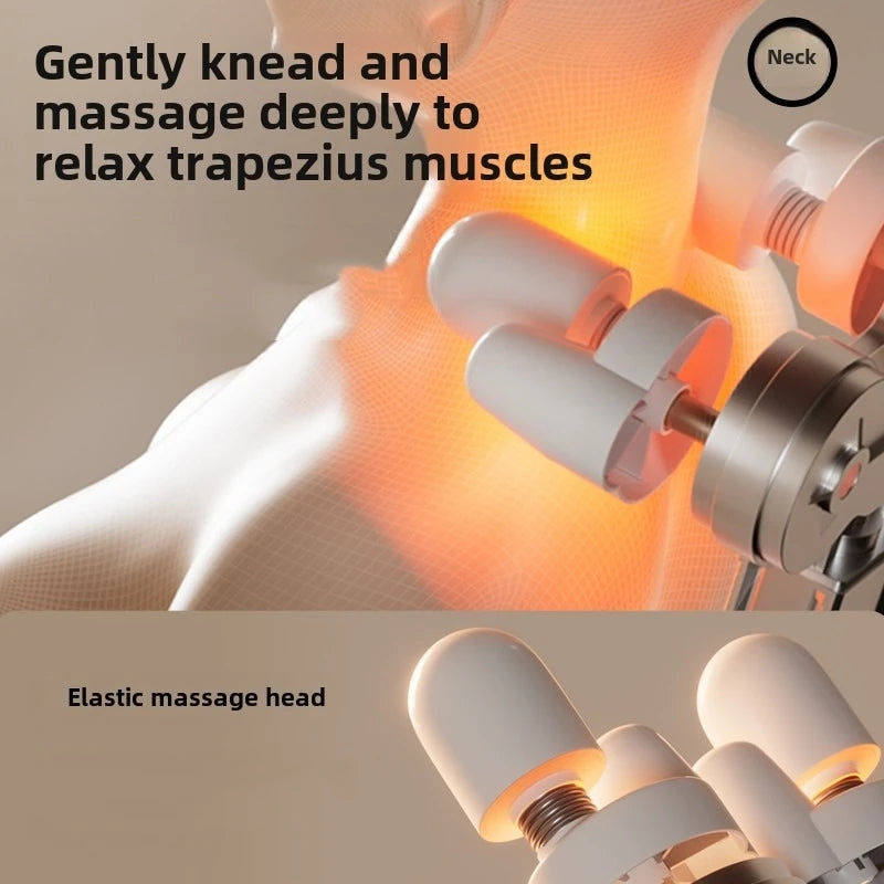 Electric Massage Chair Pad with Heat | Full Body Vibration & Kneading Therapy 
| Back Massager for Chair, Sofa, Home & Office