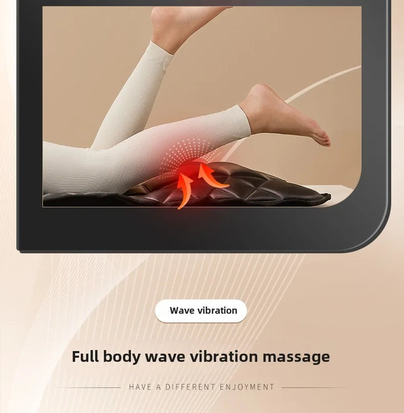 Advanced Heated Full Body Massage Mat | Heated Airbag, Vibration & Swing Motion with Lumbar & Neck Traction (Remote Operated)