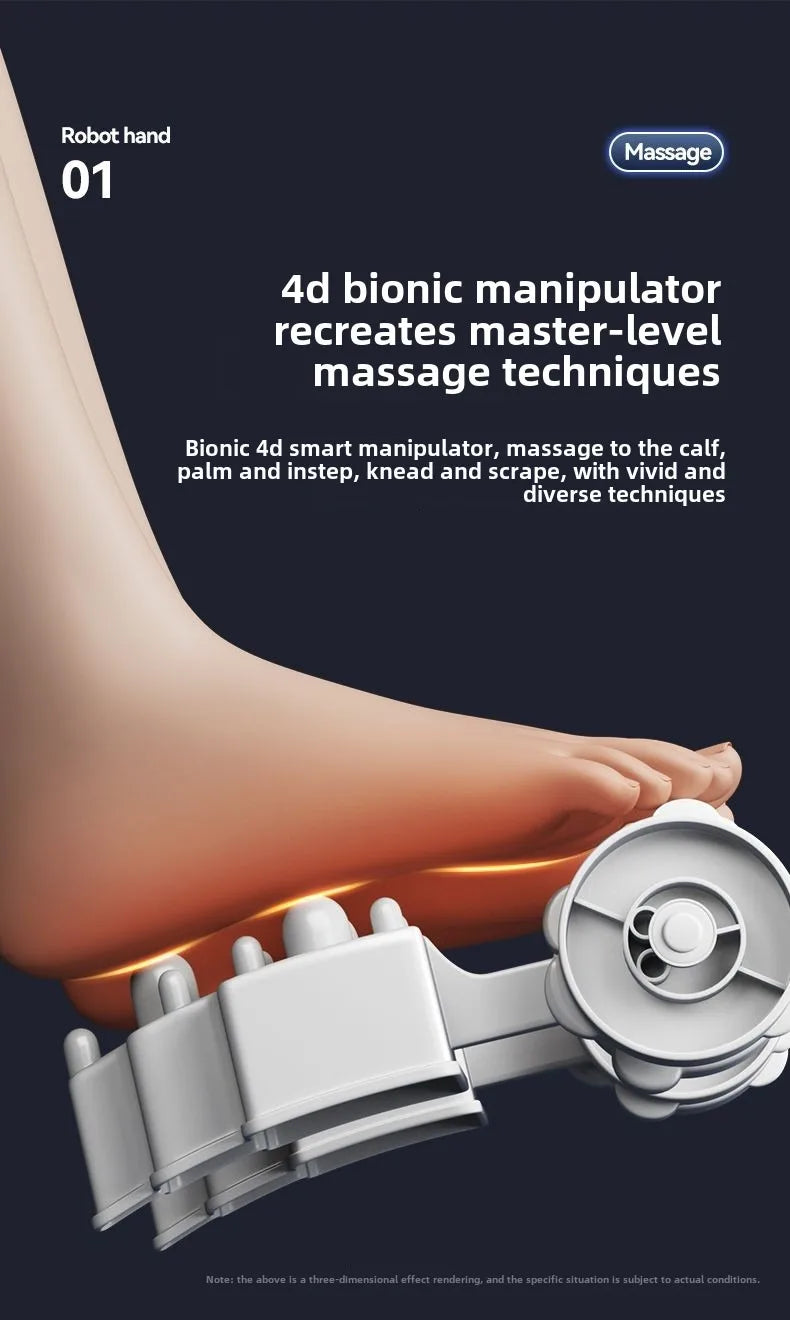 Premium Adjustable Heated Foot & Calf Massager | Shiatsu Deep Kneading, Compression & Vibration for Plantar & Circulation Relief