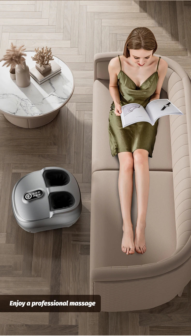 Advanced Multi-Function Electric 8D Foot & Calf Massager | Multi-Functional Kneading, Heating, Rolling & Airbag Compression
