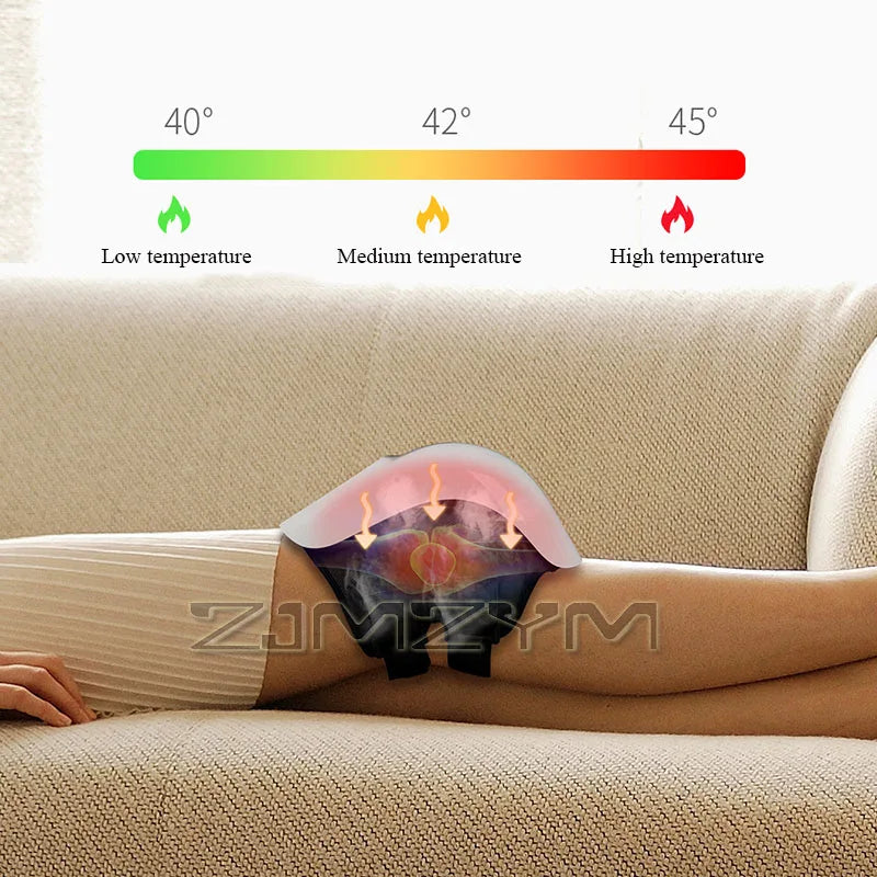 Electric Knee Massager Infrared Hot Compress Knee Massager Promote Circulation Arthritis Massage Device For Middle-aged Elderly