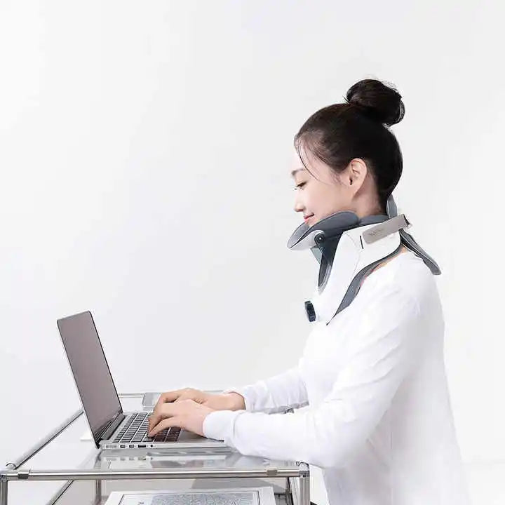 Inflatable Cervical Neck Traction Collar | Adjustable Air Sac Design for Spine Alignment & Home Use