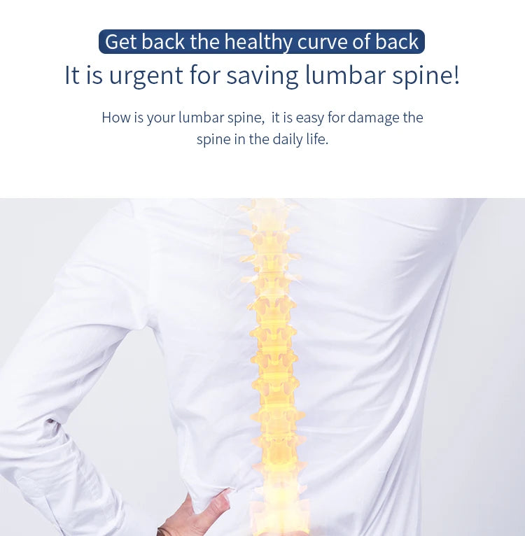 Multi-Level Electric Lumbar Traction Device | Inflatable, Heated Vibration for Back & Spine Relief 
| Multi-Level Vibration, Hot Compress for Lumbar Relief