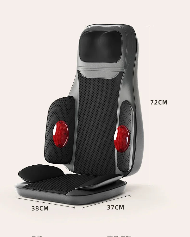 Electric Massage Chair Pad with Heat | Full Body Vibration & Kneading Therapy 
| Back Massager for Chair, Sofa, Home & Office