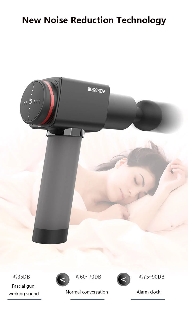 Professional High-Power 220W Deep Muscle Massage Gun | 30KG Strong Force, Brushless Motor for Training Gym, home Use & Recovery