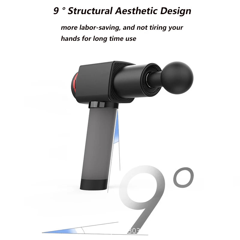Professional High-Power 220W Deep Muscle Massage Gun | 30KG Strong Force, Brushless Motor for Training Gym, home Use & Recovery
