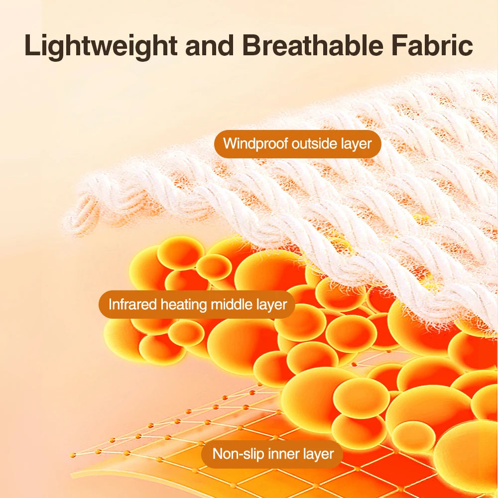 Electric Knee Massager 3 Vibrations 5 Levels Hot Compress Shoulder Elbow Massage Knee Support Brace Knee Protection Health Care